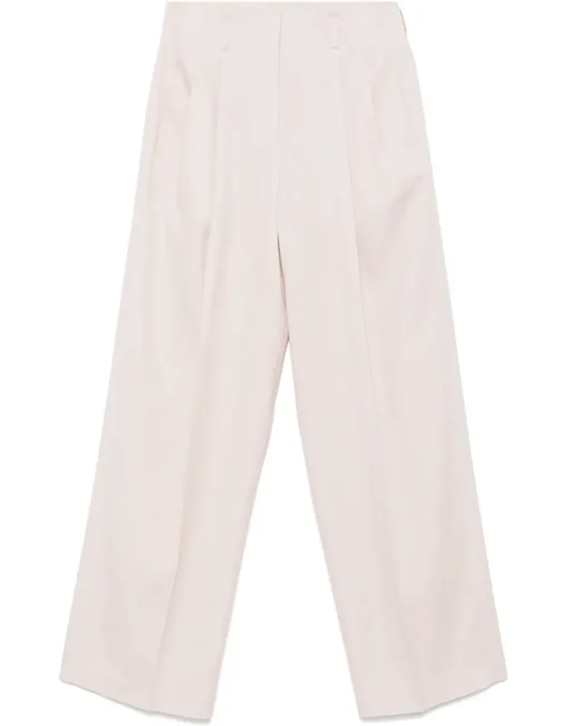 Wide-leg Tailored Trousers