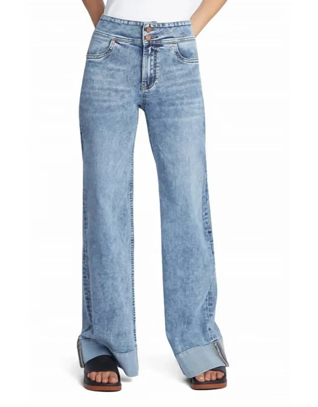 Mighty High Waist Wide Leg Jeans