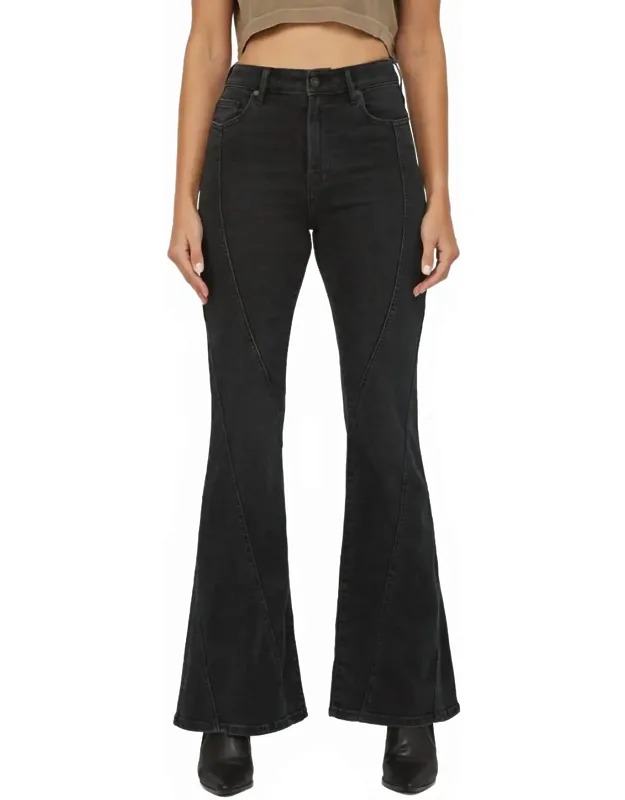 Seamed Flare Jeans