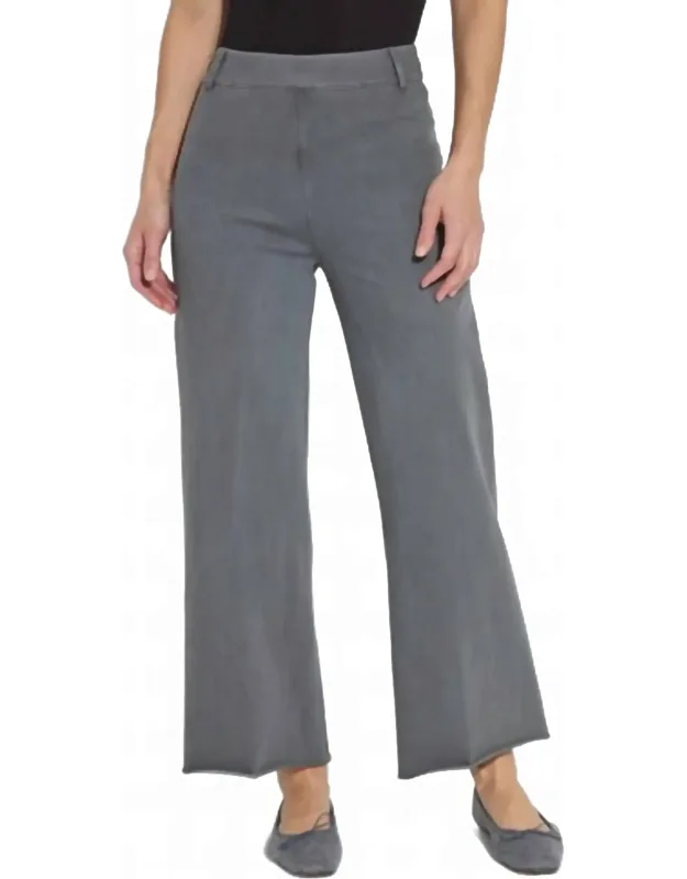 Hi Waist Wide Leg Pants