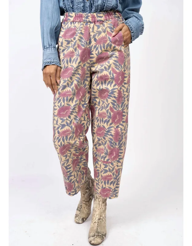 Pull On Barrel Pants