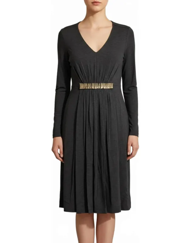 Shapewear Stretch Belted Dress