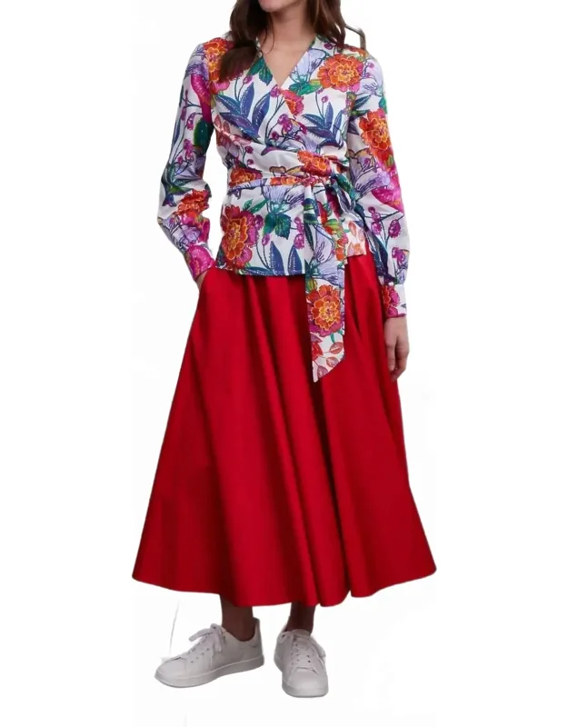 A-line Midi Skirt