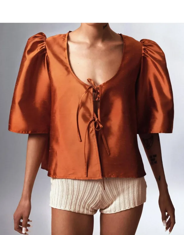 Iridescent Wild Silk Blouse