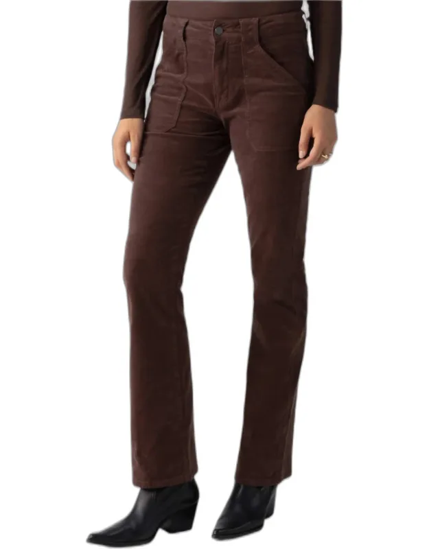 Corduroy Bootcut Pants