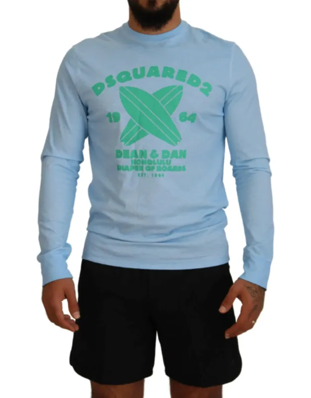 Printed Long Sleeve Sweater (pre-owned)