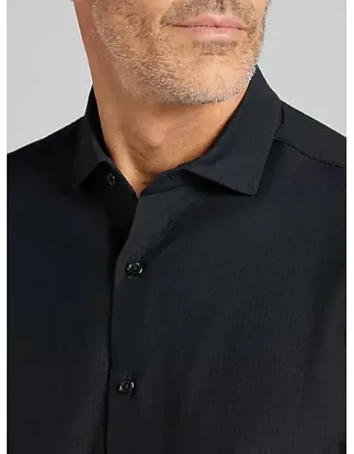 Slim Fit 4-way Stretch Button Up Shirt