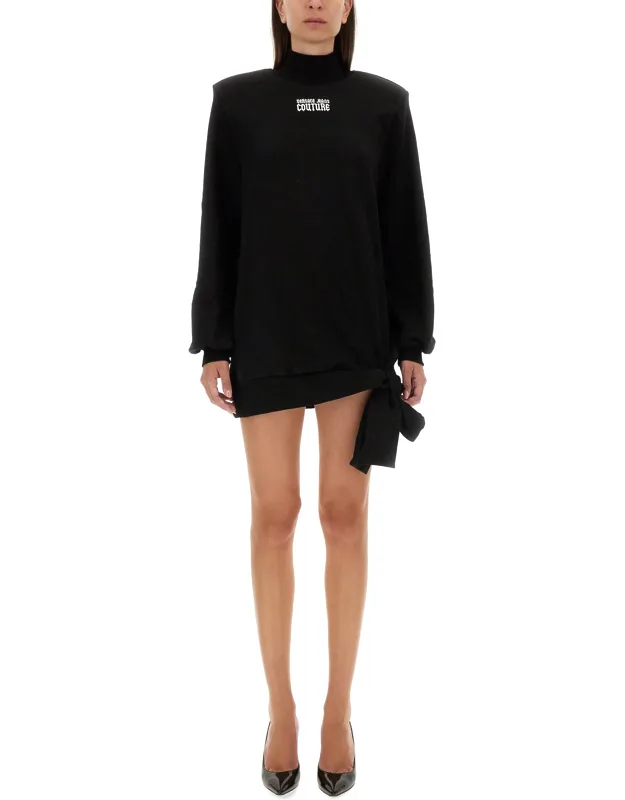Sweatshirt Dress With Logo