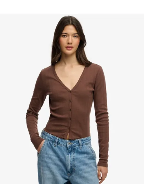 Athletic Essential Pointelle Cardigan