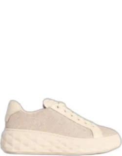 Diamond Light Maxi Leather Sneakers