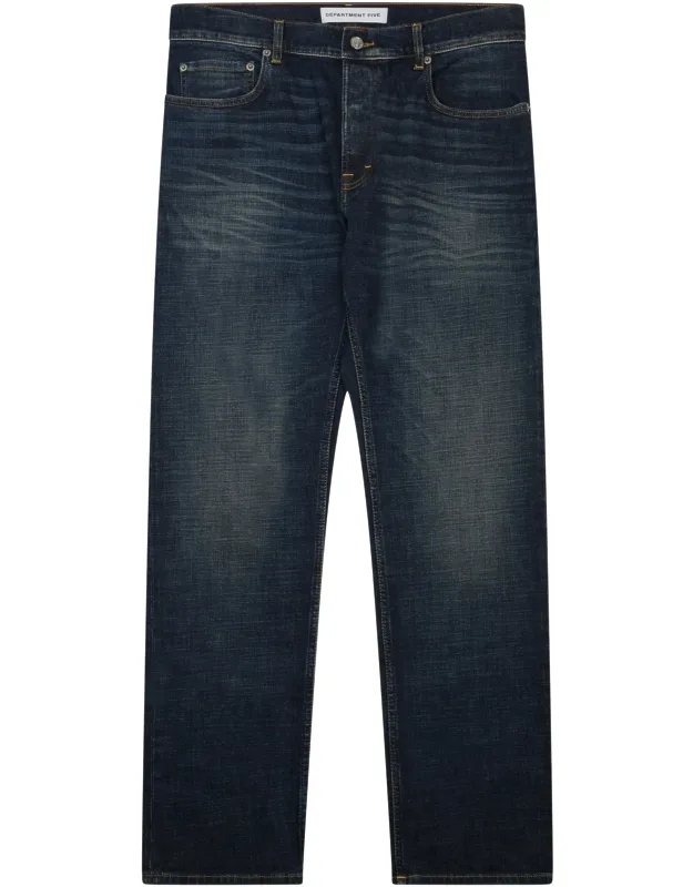 Jeans With Logo Patch