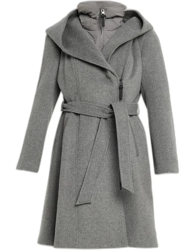 Shia-slb 2-in-1 Coat With Removable Down Bib