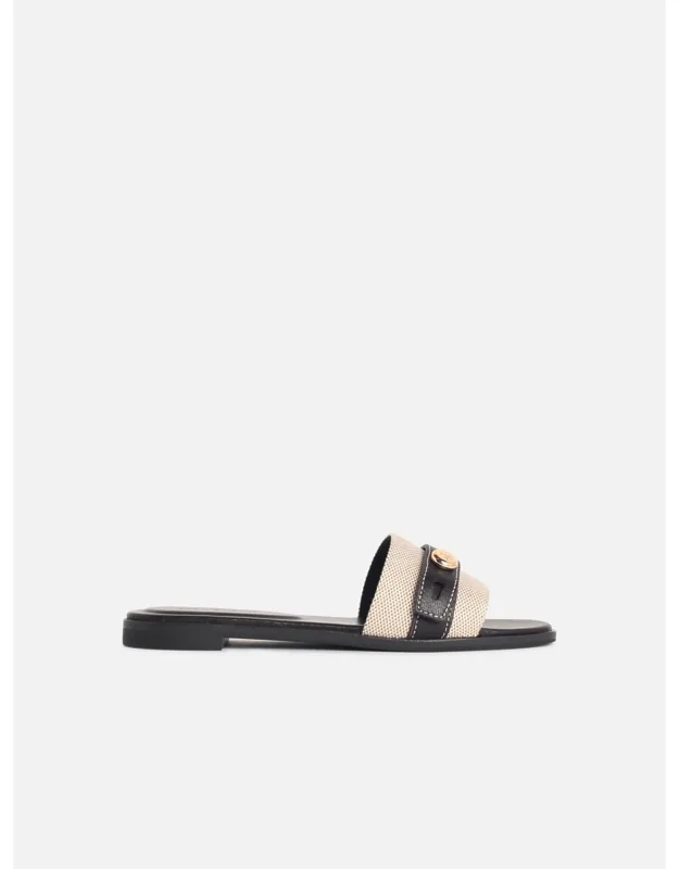 Romy Leather Blend Slippers