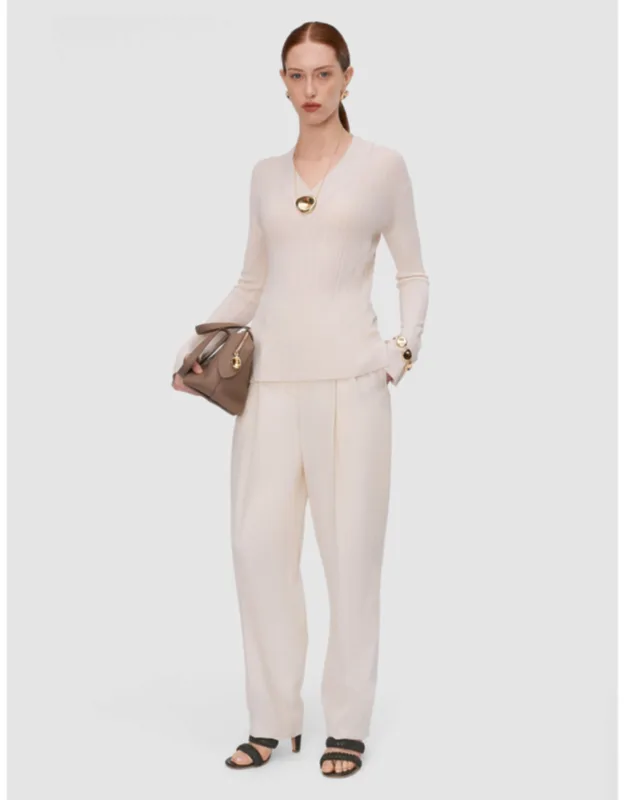 Jardin Silk Cotton Rib Jumper