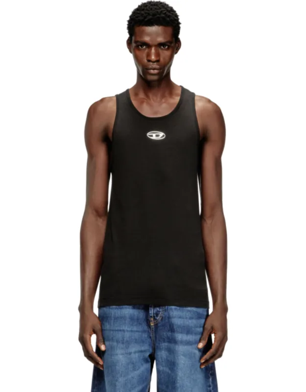 Cotton Tank Top With Logo