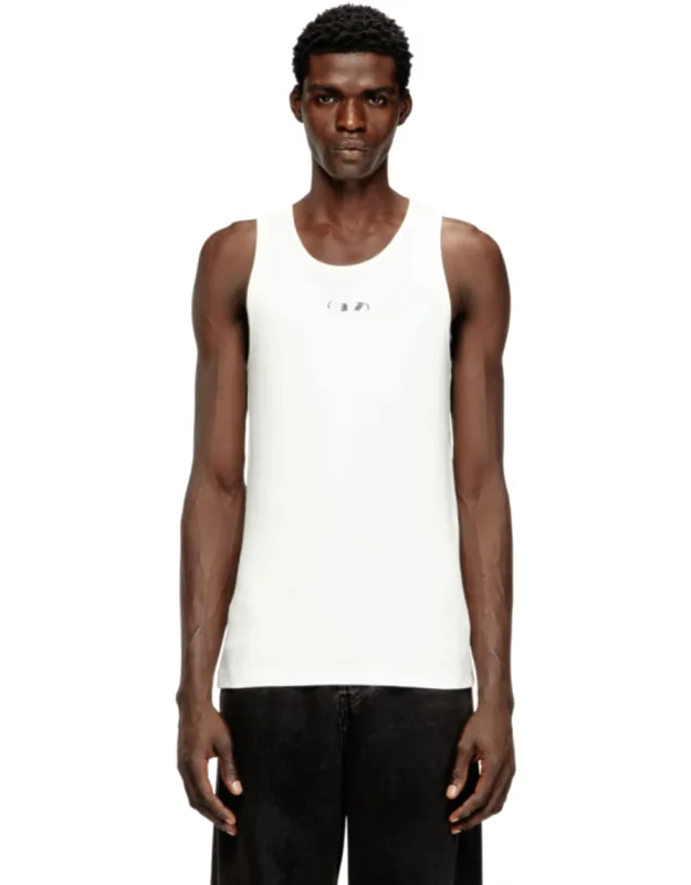 Cotton Tank Top With Logo