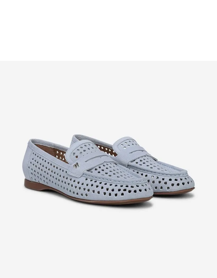 Bloom Loafers, Slip-on, Round Toe, Block Heels