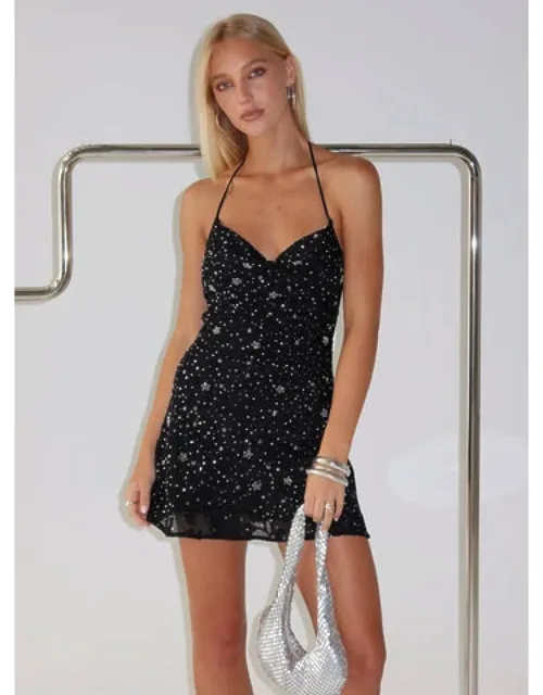 Dyanne Halter Sequin Mini Dress