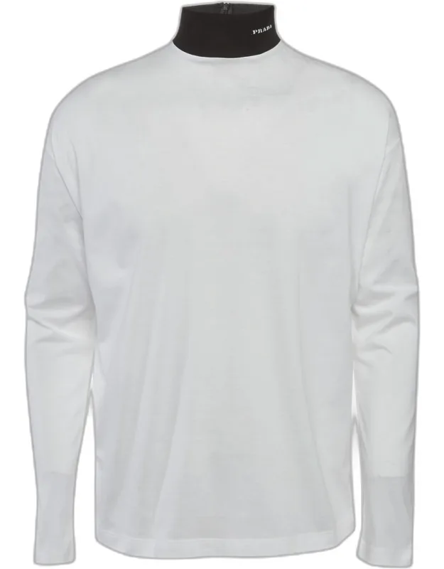 Jersey Mock Neck T-shirt