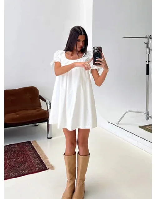 Frill Collared Mini Dress