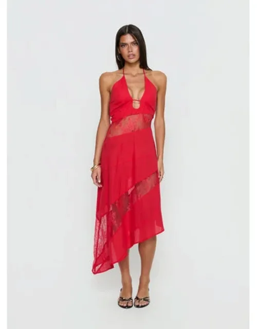 Asymmetrical Midi Dress