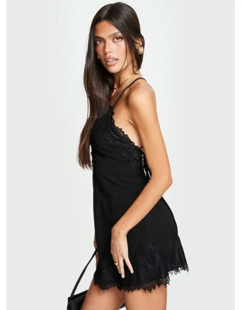 Lace Slip Mini Dress