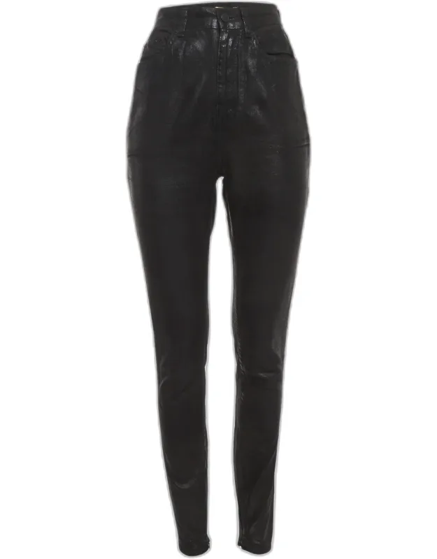 Waxed Denim Skinny Jeans M/waist 27"