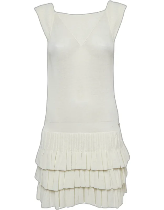Knit Tiered Mini Dress