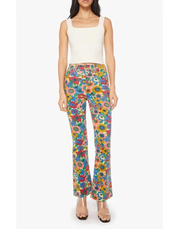 High Waisted Weekender Skimp Flared Jeans