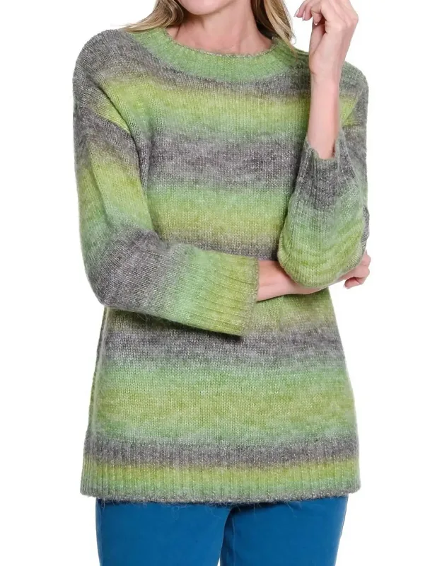 Ombre Striped Sweater