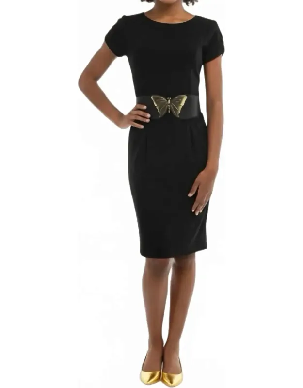 Butterfly Sheath Dress