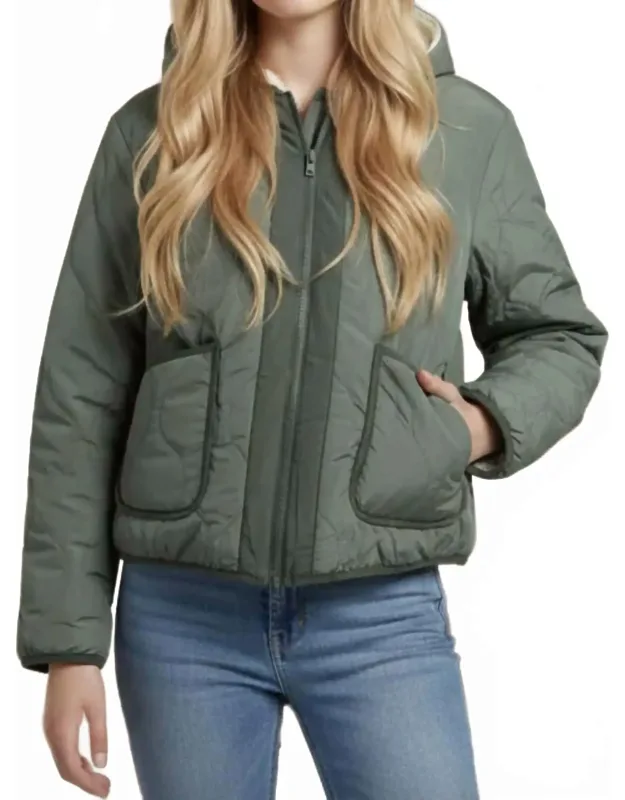 Reversible Faux Fur Coat