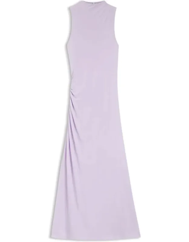 Gathered Detail Jersey Dress