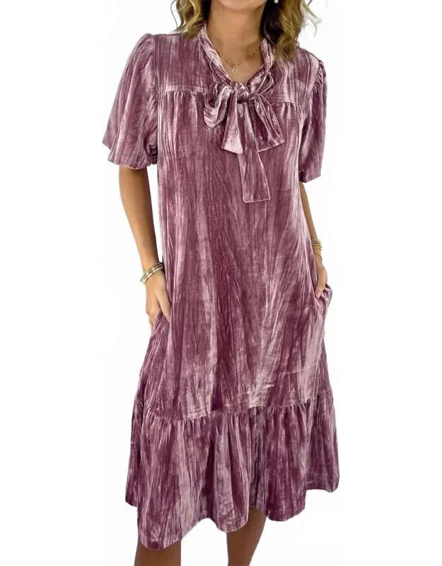 Velvet Mini Dress