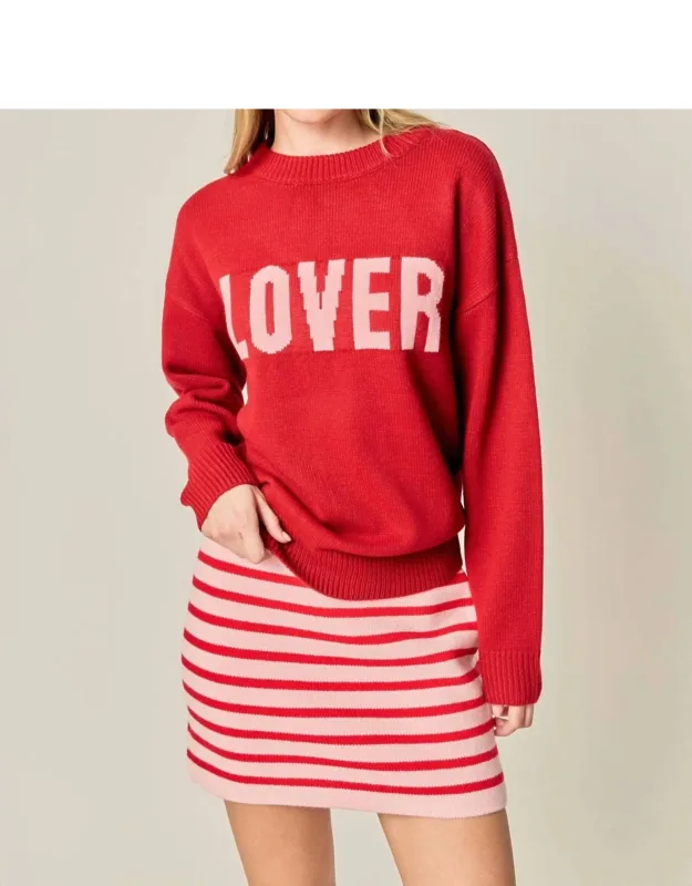 Crewneck Statement Sweater