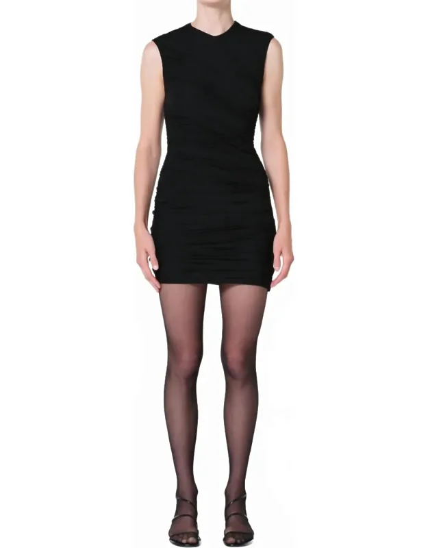 Ester Sleeveless Twist Mini Dress