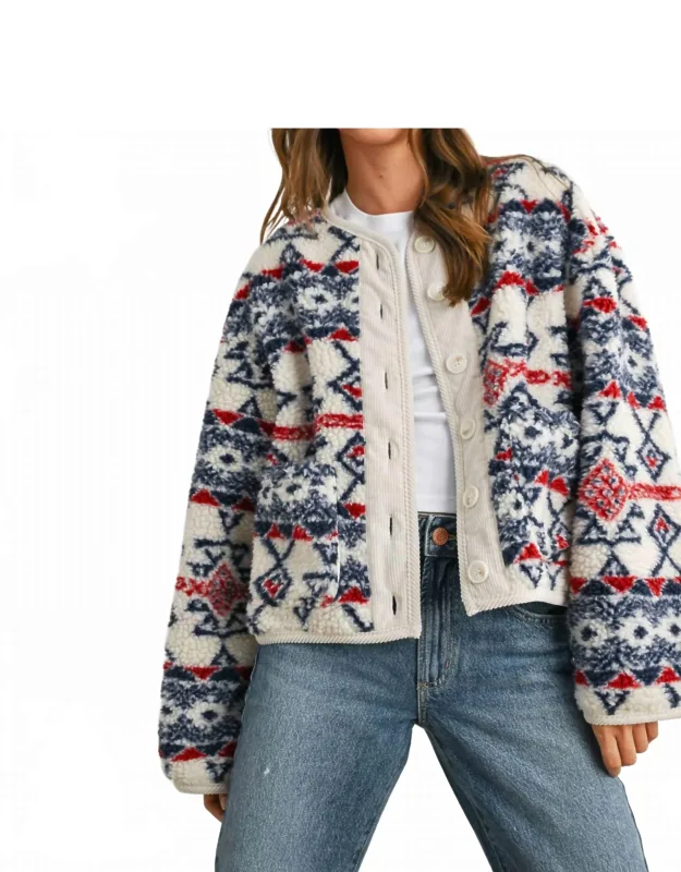 Fleece Long Sleeve Jacket