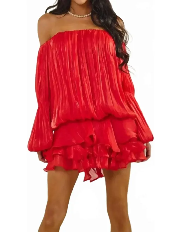 Flared Mini Dress