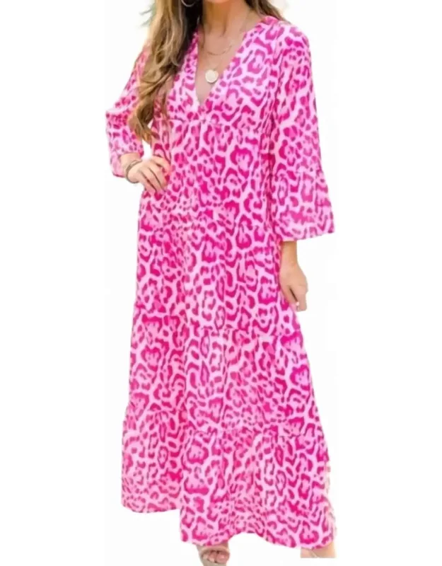 Animal Print Maxi Dress