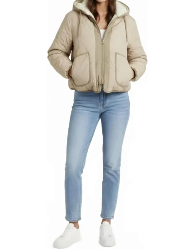 Reversible Faux Fur Coat