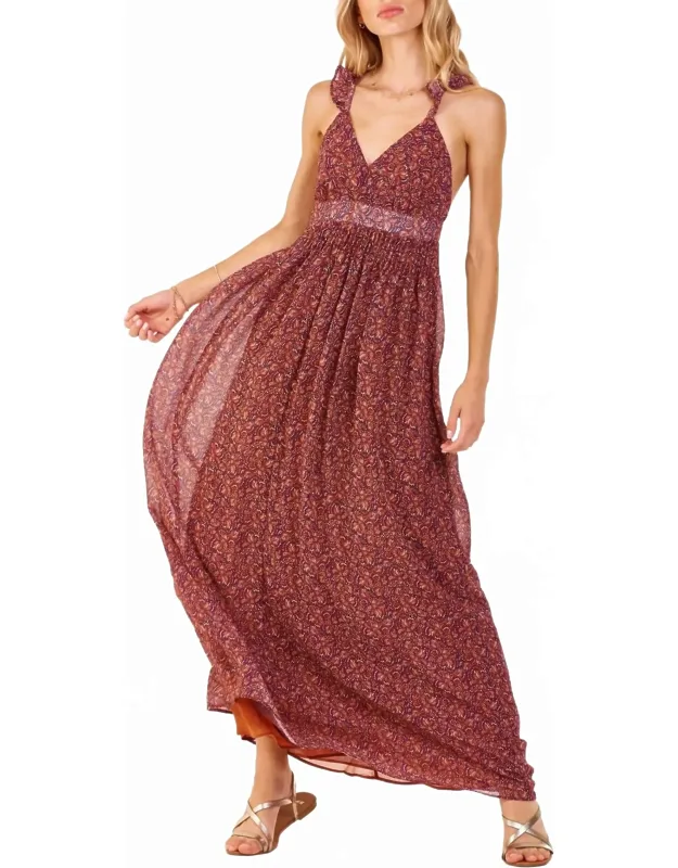 Elia Halter Maxi Dress