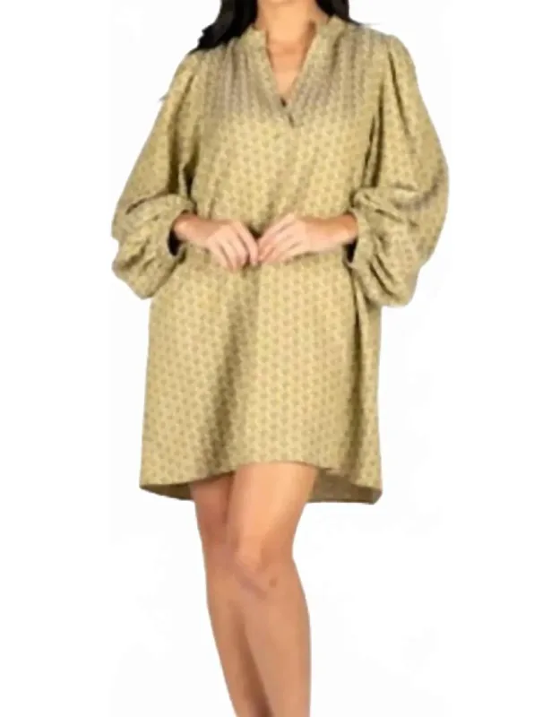 Jacquard Mini Dress