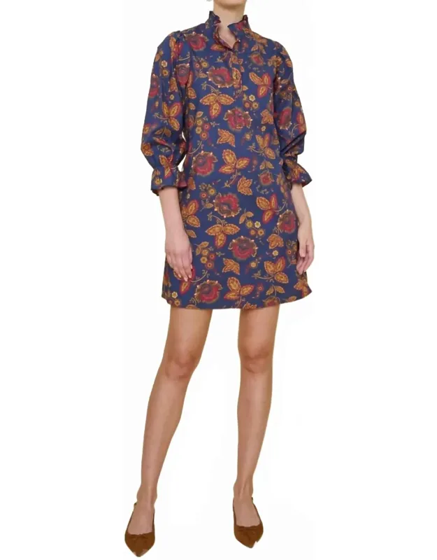 Adelina Mini Dress - Stunning Floral Print & Boho Chic Style