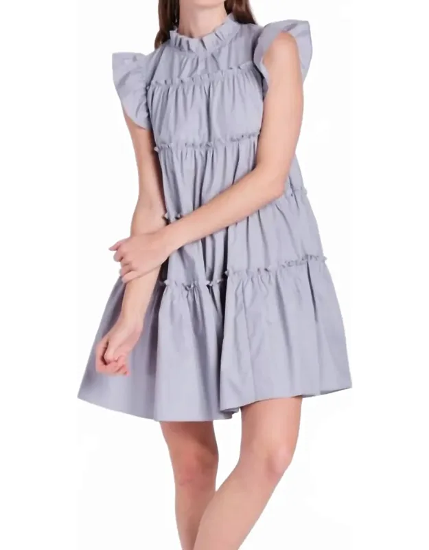 Tiered Mini Dress