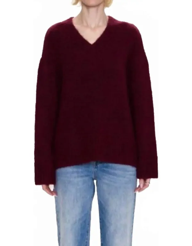 Chunky V-neck Sweater