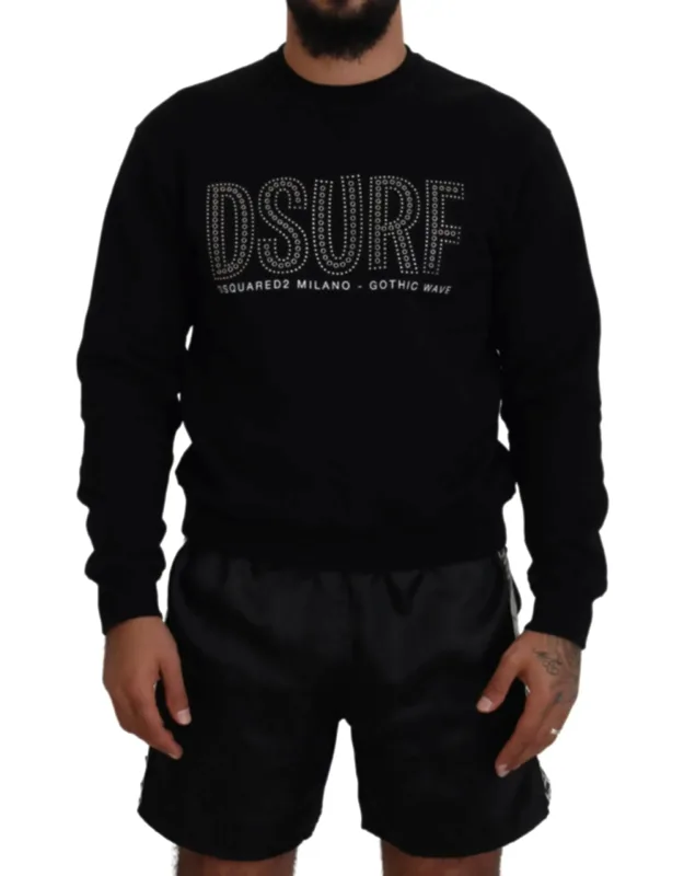 Cotton Printed Long Sleeve Pullover Sweater