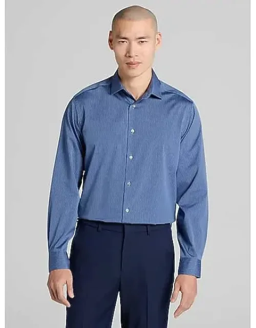 Slim Fit Stripe Dress Shirt