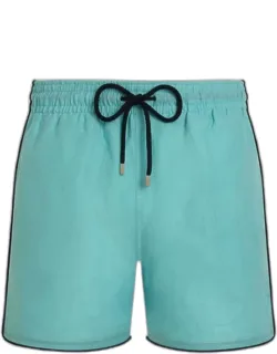 Linen Swim Trunks