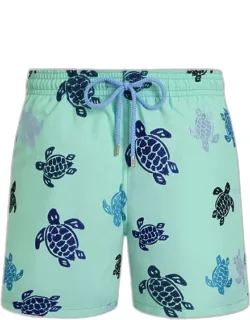 Embroidered Swim Trunks Ronde Des Tortues - Limited Edition - Swimwear