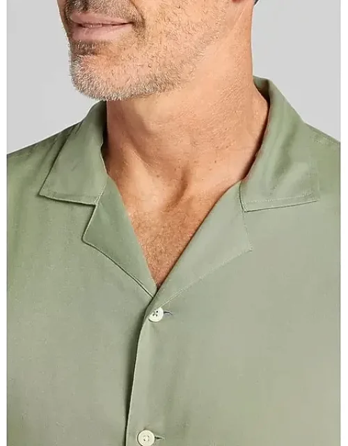 Modern Fit Button Up Shirt